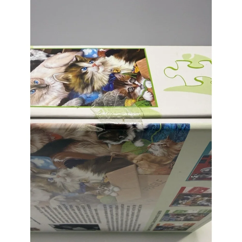 MasterPieces Furry Friends 1000 Piece Puzzle Cats Kittens Bonus Poster Sealed